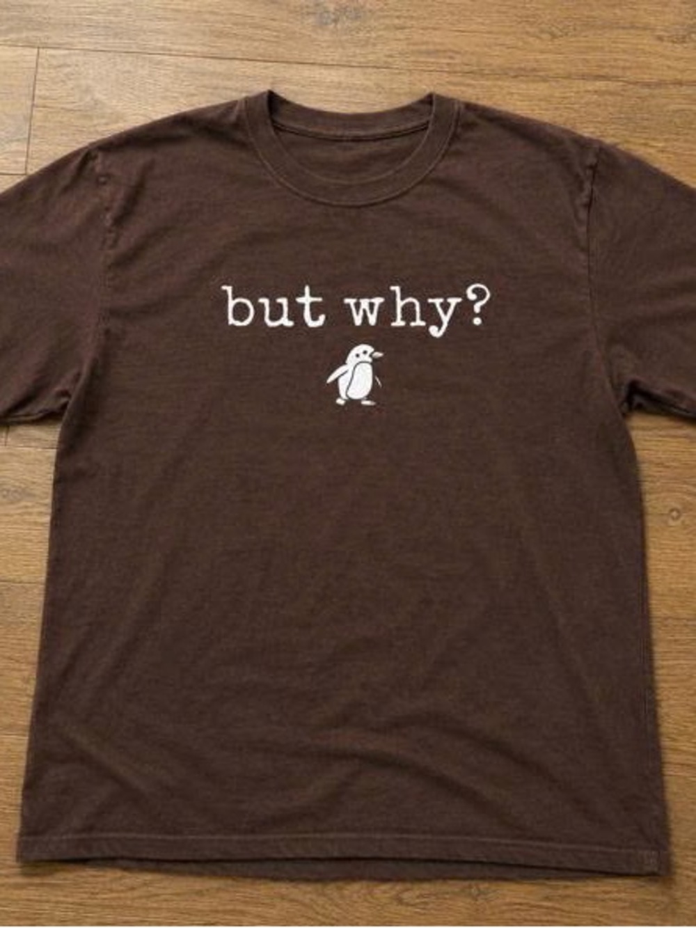 'but why?' Penguin Graphic Short Sleeve Tee